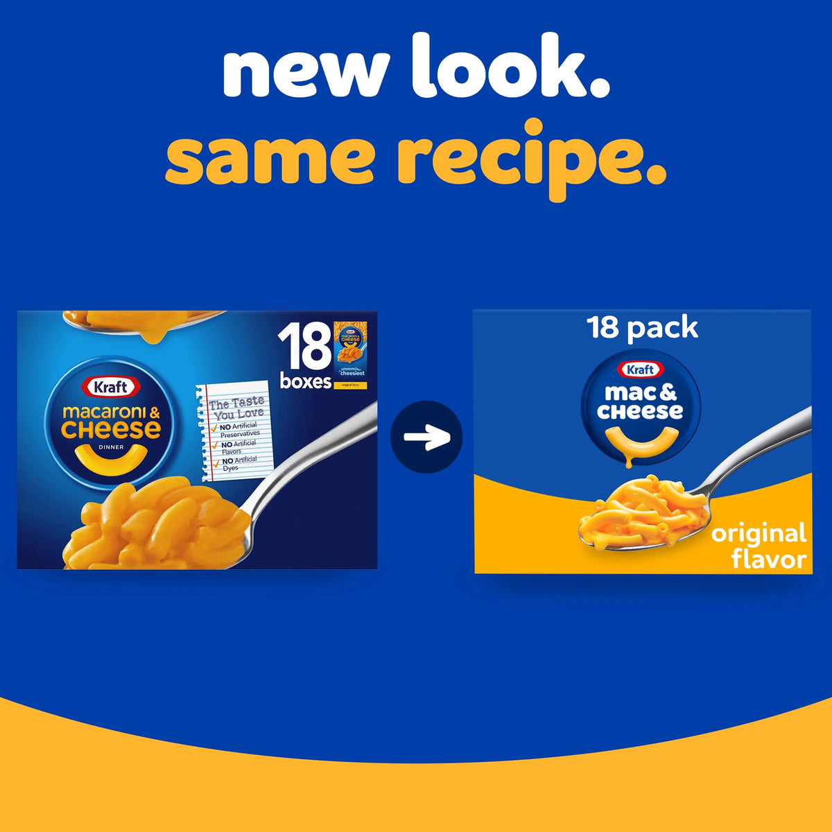 18 ct Pack 7.25 oz Macaroni and Cheese Dinner S51595