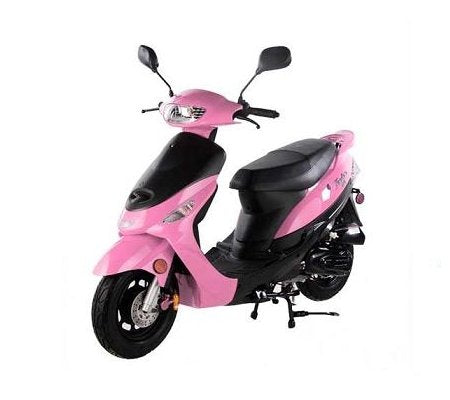 Pink 50cc Gas Street Legal Scooter I161187
