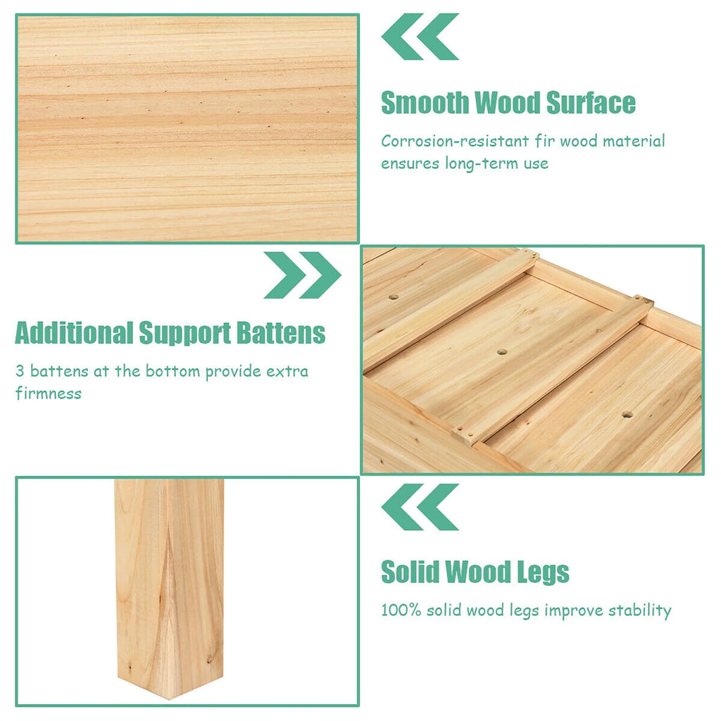 Wooden Raised Garden Bed F605023