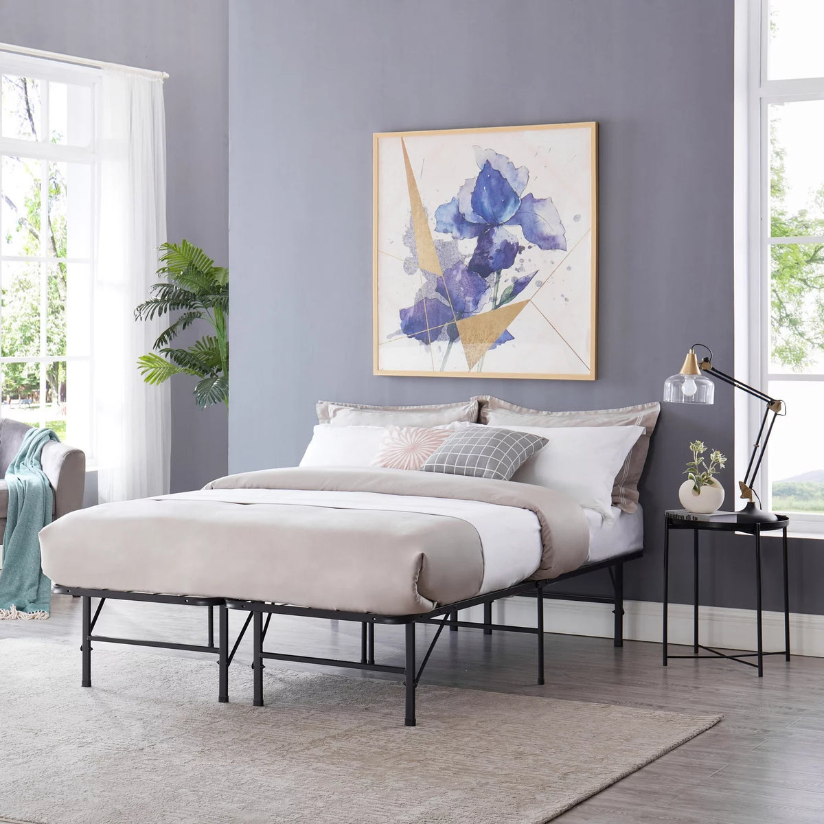 Black Full Size Bed E242