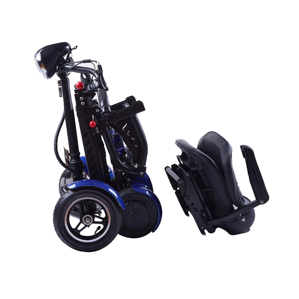 Blue Foldable Mobility Scooters A523