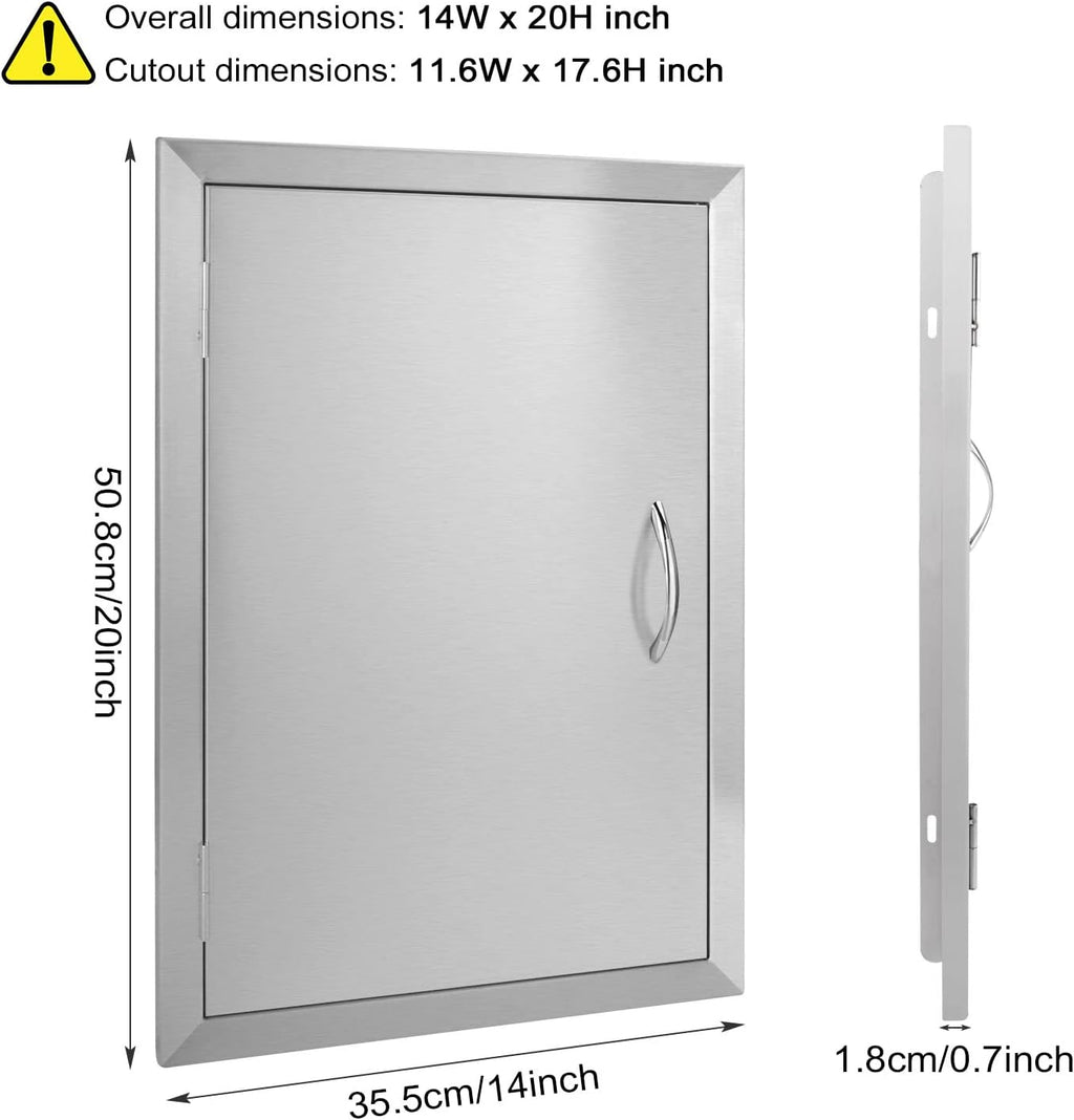Stainless Steel Outdoor Kitchen Access Door U792249