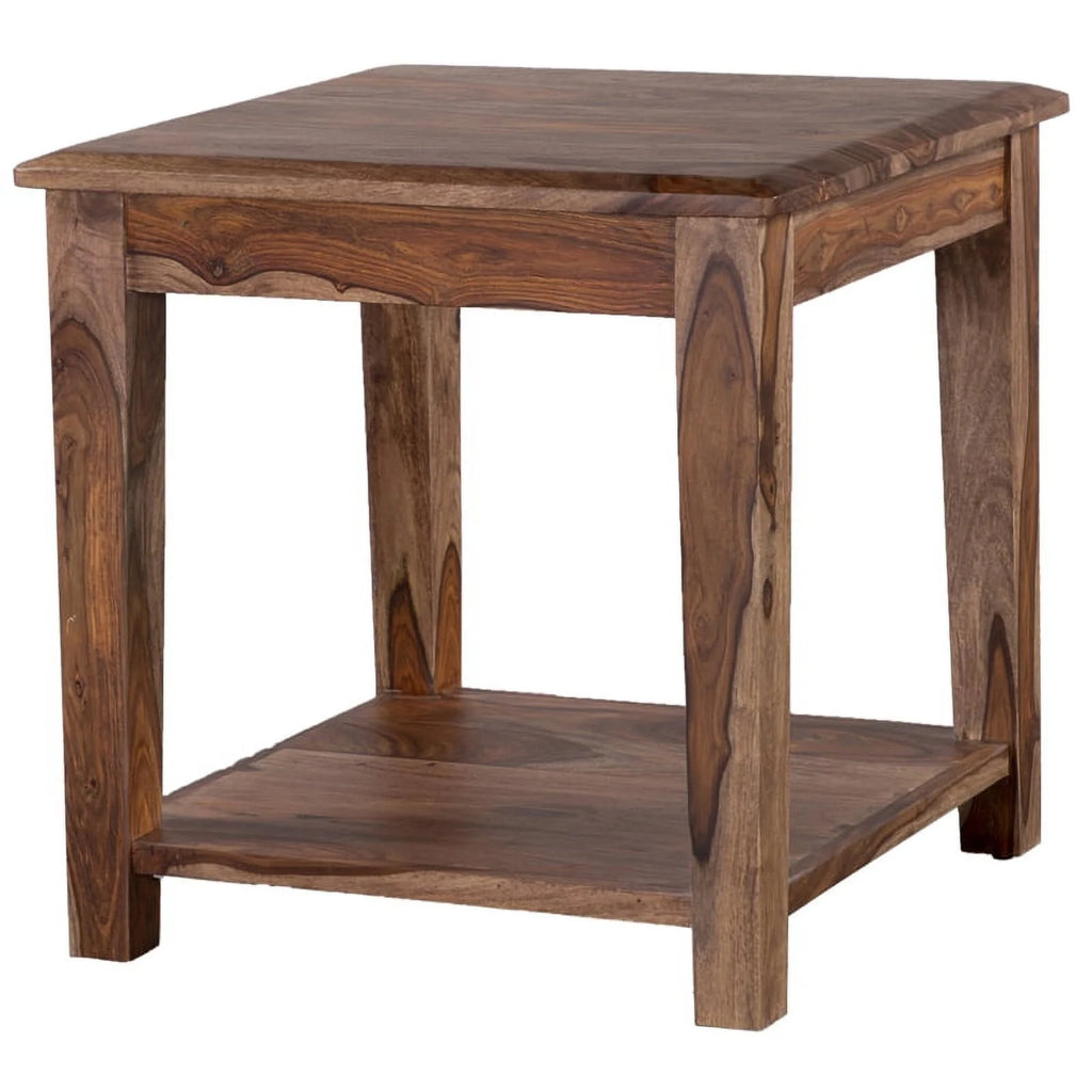 Solid Sheesham Wood End Table Y5269