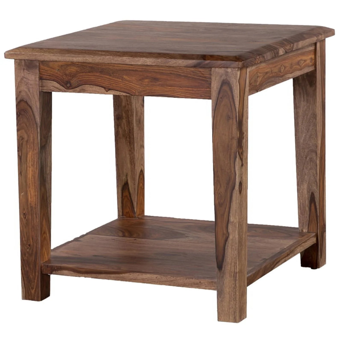 Solid Sheesham Wood End Table Y5269