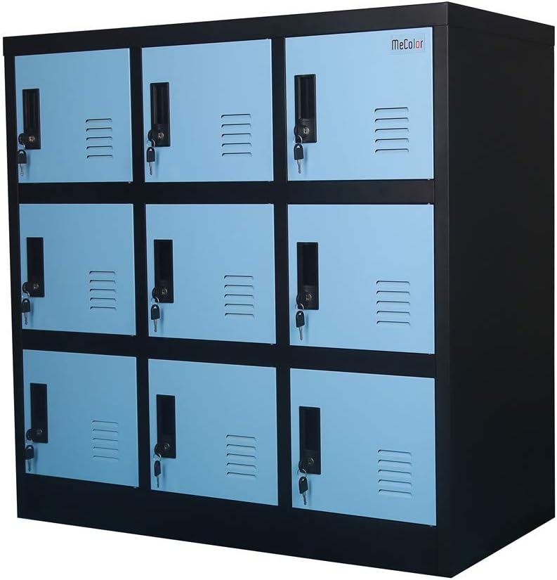 Blue Small Storage Locker Cabinet X63083