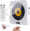 Portable CD Player with Bluetooth, FM Radio, Built-in Speakers, USB Port, AUX Input, LCD Display, Pack of 2 J465959