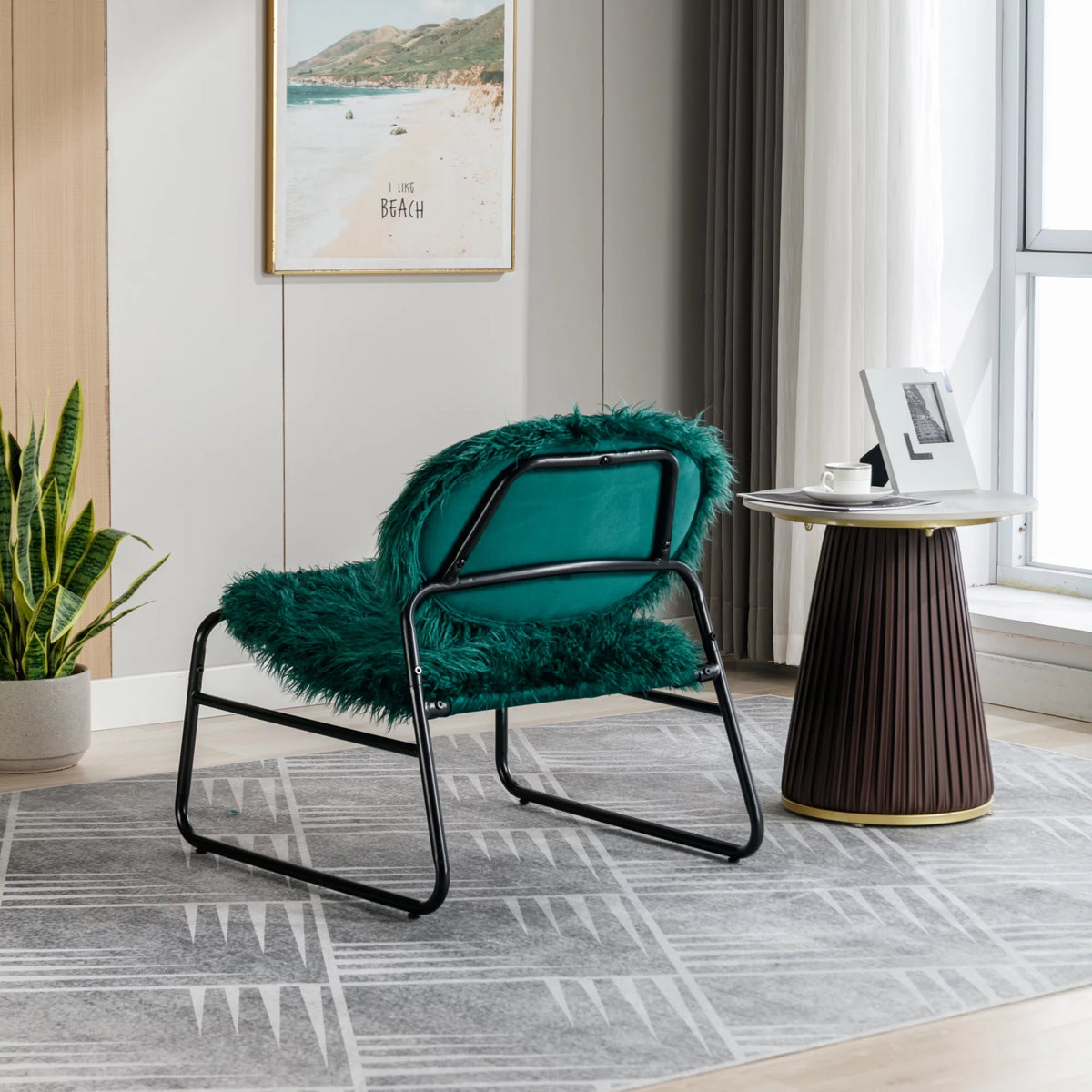 Accent Chair with Metal Frame P68541