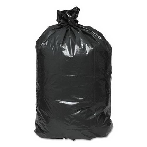 Low Density Repro Can Liners 38 x 58 60-Gallon 1.5-Mil Black 100/Case I1676