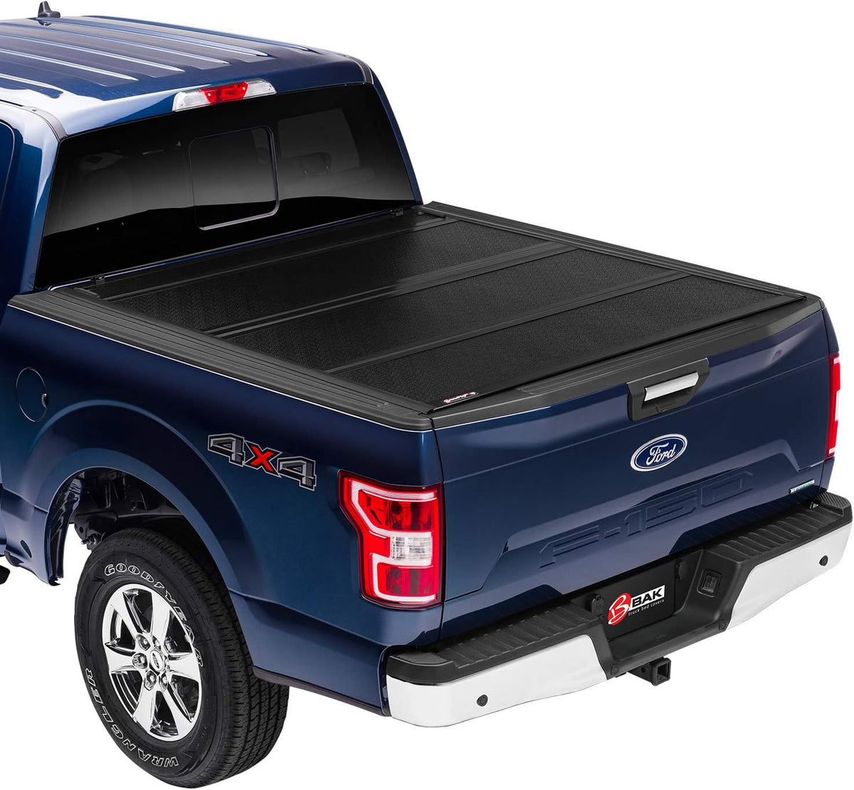Black Hard Folding Truck Bed Tonneau Cover I9517