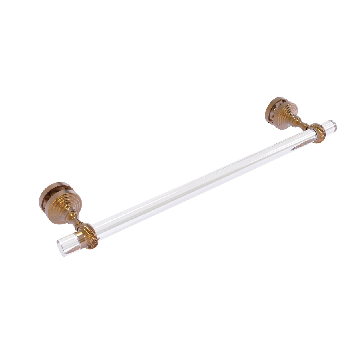18 inch Brushed Bronze Towel Bar S666
