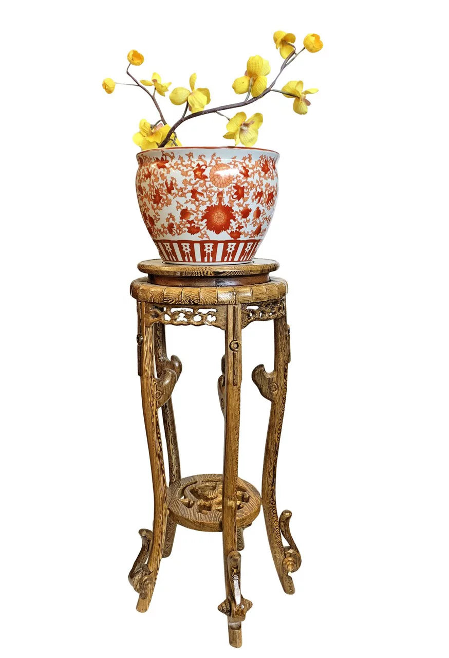 Red Coral Pattern Fish Bowl M638997