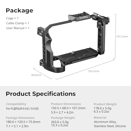 Camera Full Cage with Cable Clamp L815
