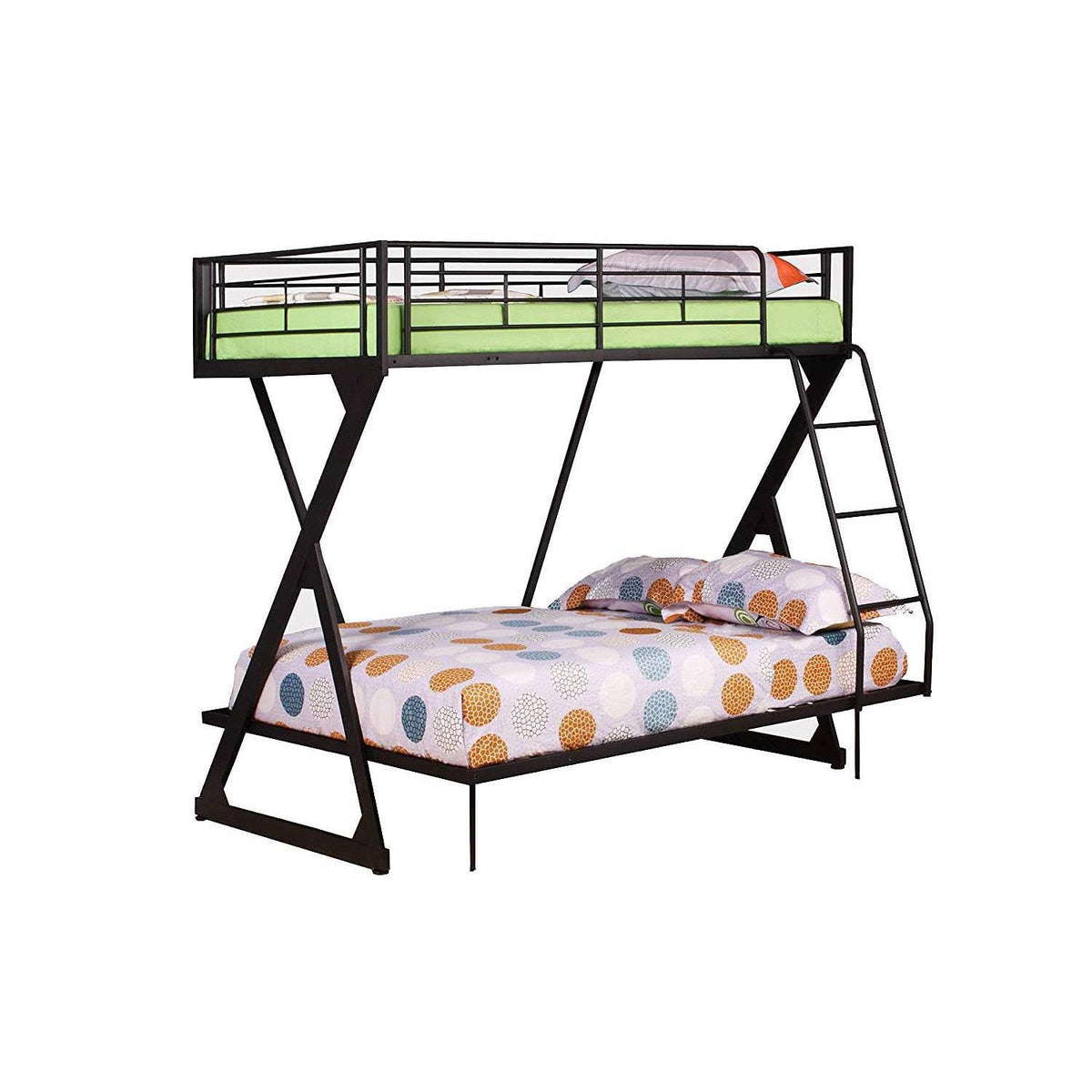 Metal Twin/Full Bunk Bed G51390