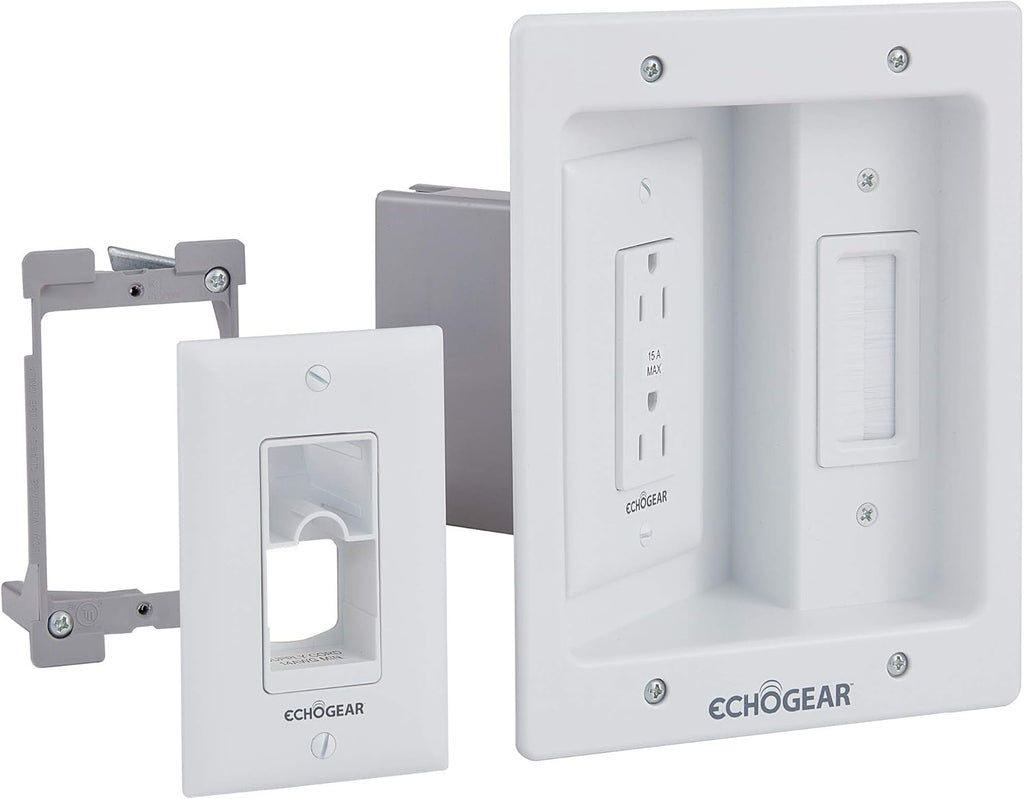 In-Wall Cable Concealer Kit with Power & Low Voltage Cable Management F68089