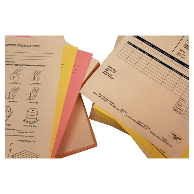 Carbonless Paper Carton of 2505 Sheets U350