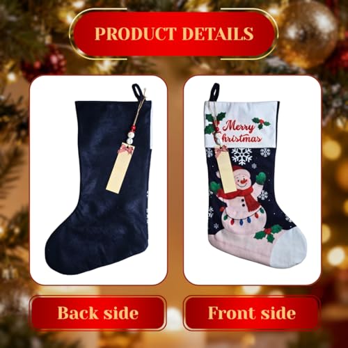 Cat Christmas Stocking with Paw Print Design F15638
