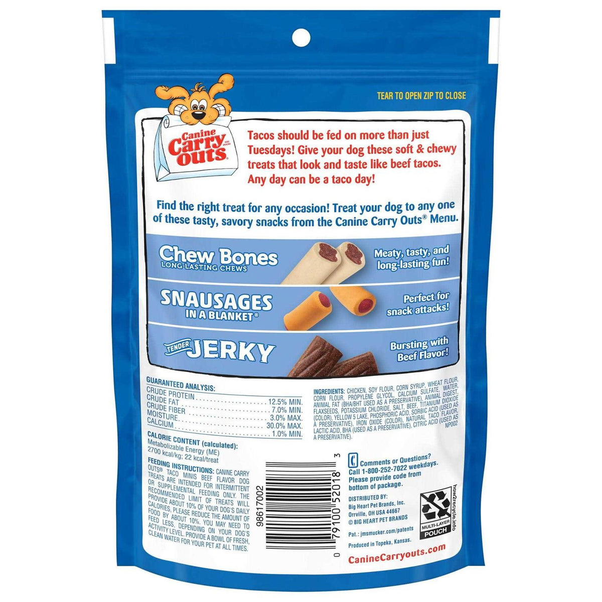 Beef Flavor Dog Treats N370327