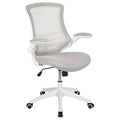 Ergonomic Mid-Back Gray Mesh Office Chair T8919