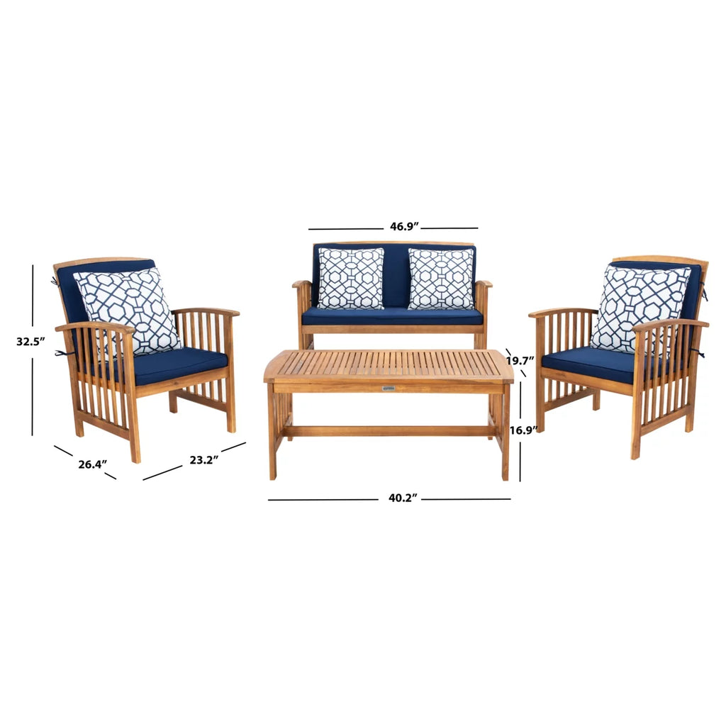 4 Pc Outdoor Conversational Set V495
