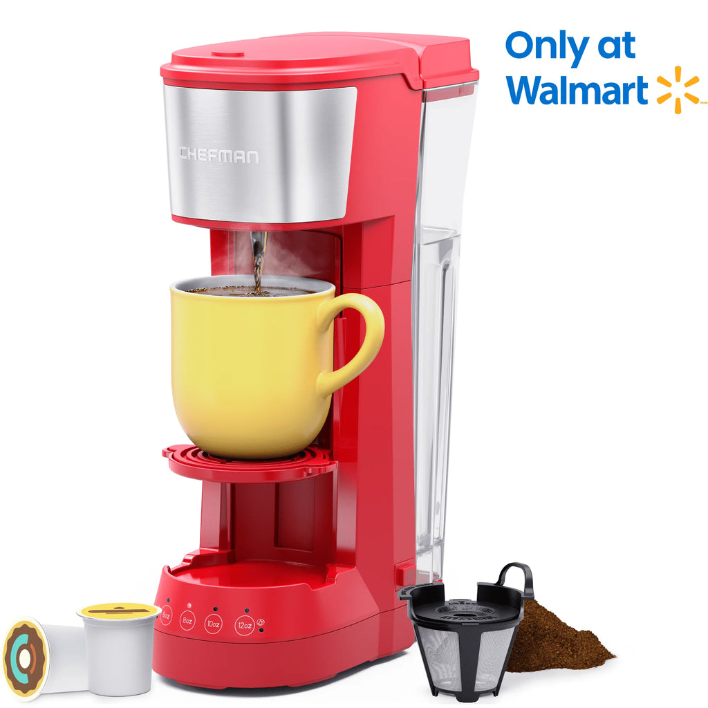 Single Serve Coffee Maker 40oz Water Reservoir Red R889