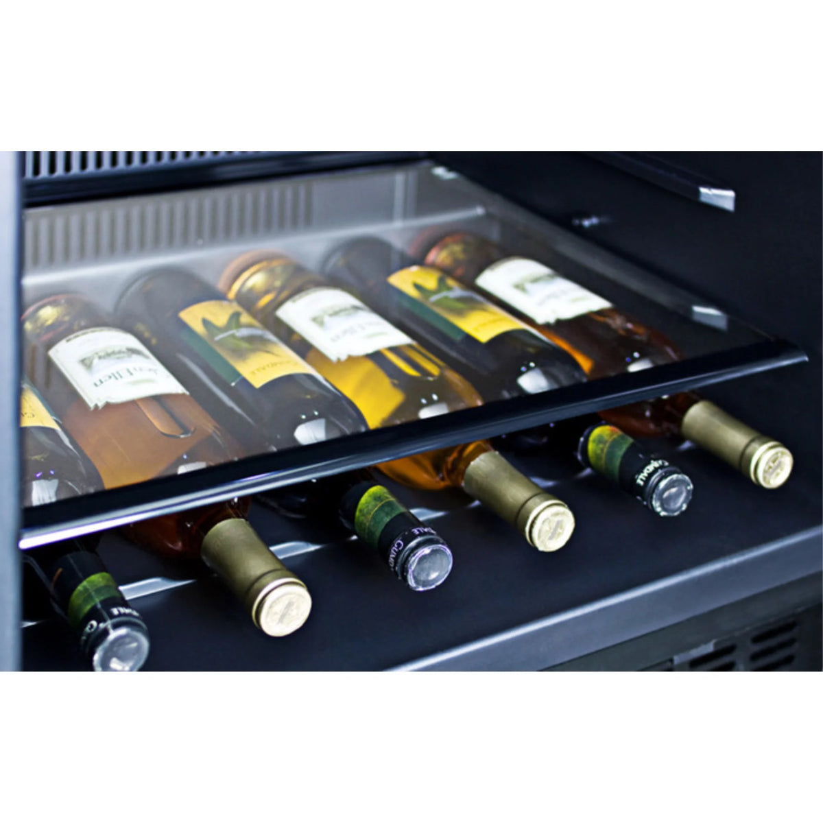 24 in. Outdoor Built-in Refrigerator with Lock - Stainless Steel G41355