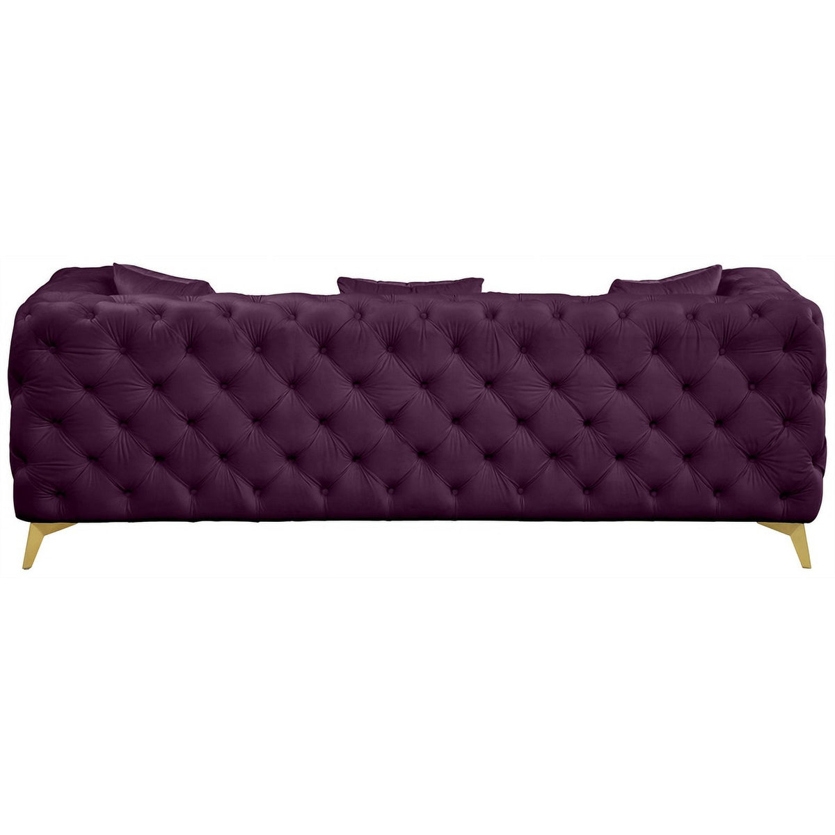 Purple Velvet Sofa L5235