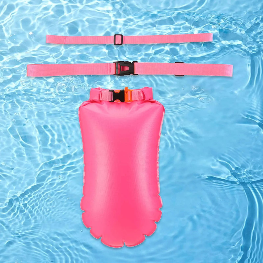 Rose Red Waterproof Floating Swim Buoy Bag 55cmx38cm P162619