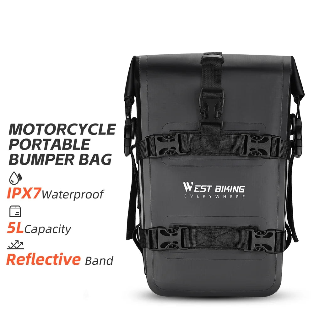 Waterproof 5L Motorcycle Side Frame Tools Bag J12214