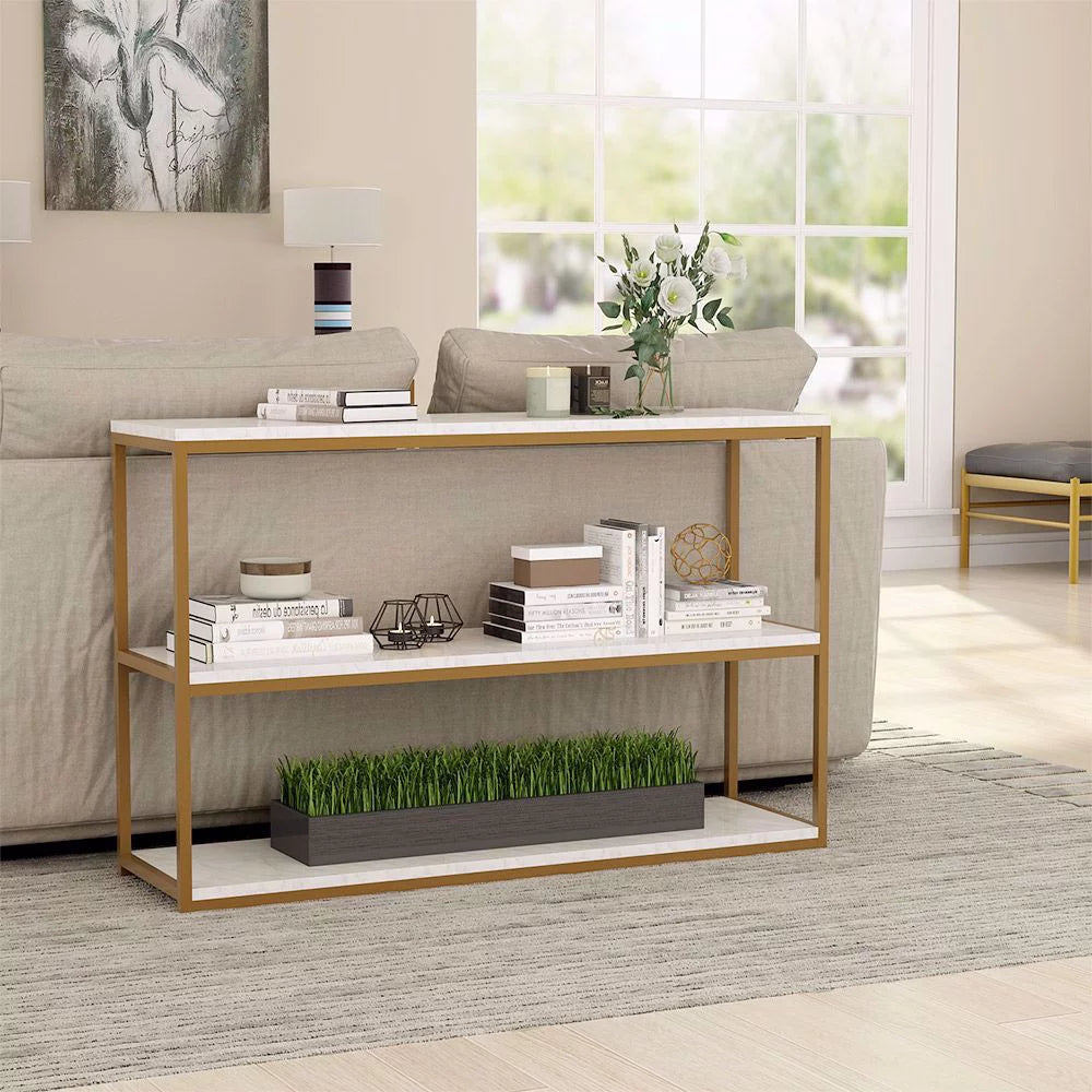 3-Tier Gold Console Table S421