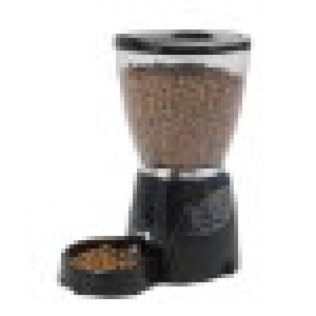 Black Automatic Pet Feeder, 10 pounds N550