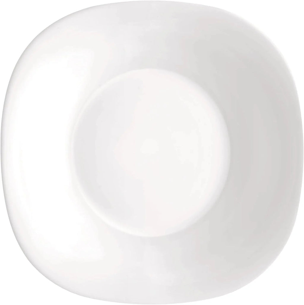 Set of 6 Tempered Opal Glass Pasta Bowls and Soup Plates E67813