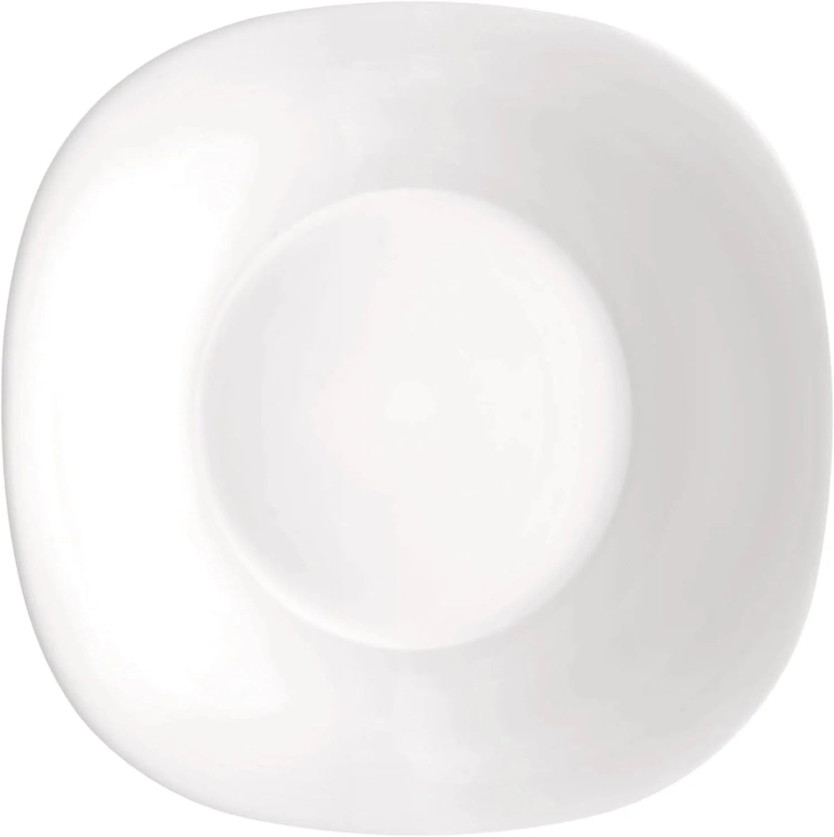Set of 6 Tempered Opal Glass Pasta Bowls and Soup Plates E67813