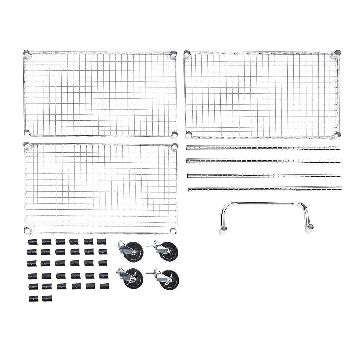 Heavy-Duty 3-Tier Utility Cart O238242