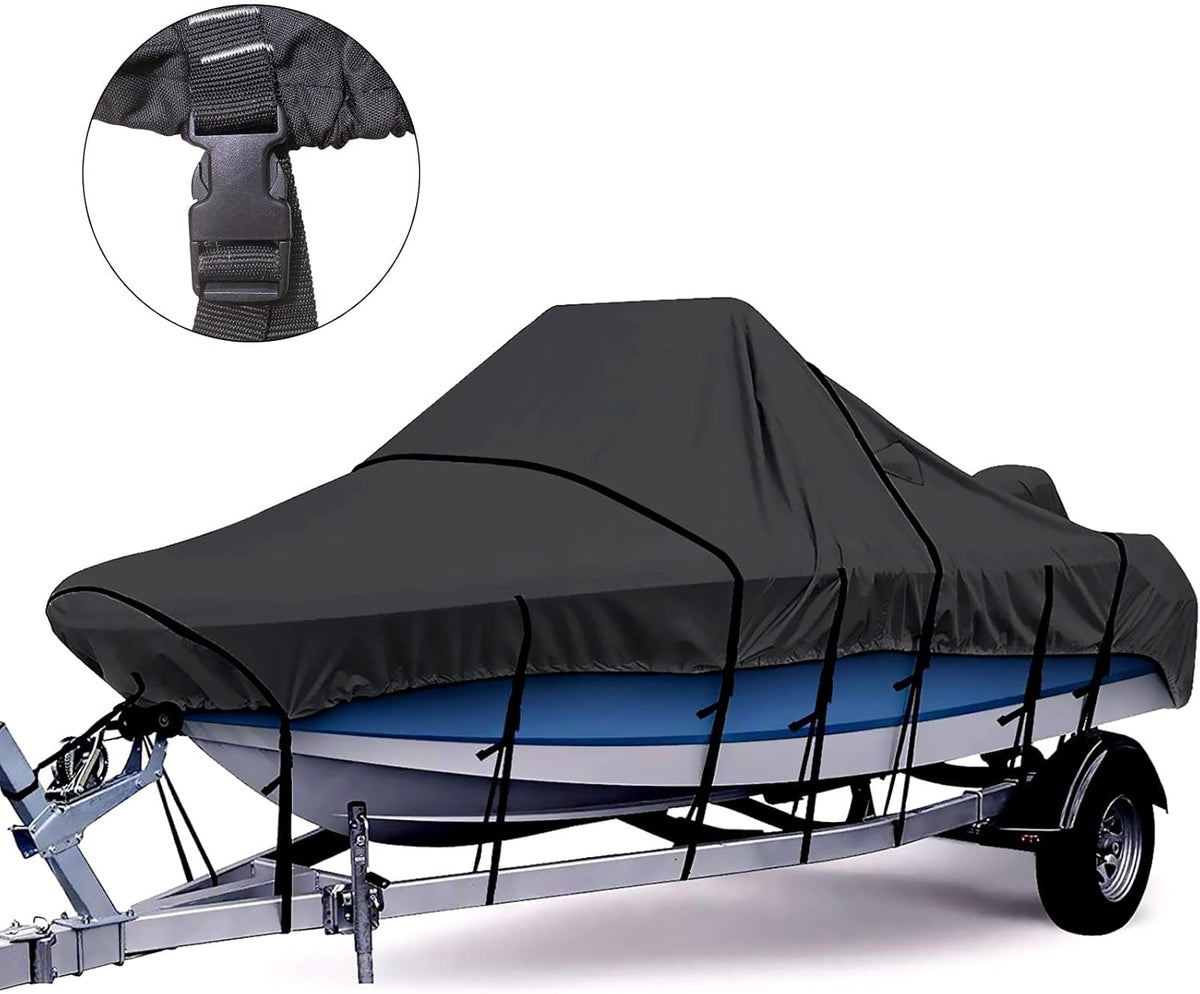 100% Waterproof Marine Grade Polyester Canvas Center Console Boat Cover X333