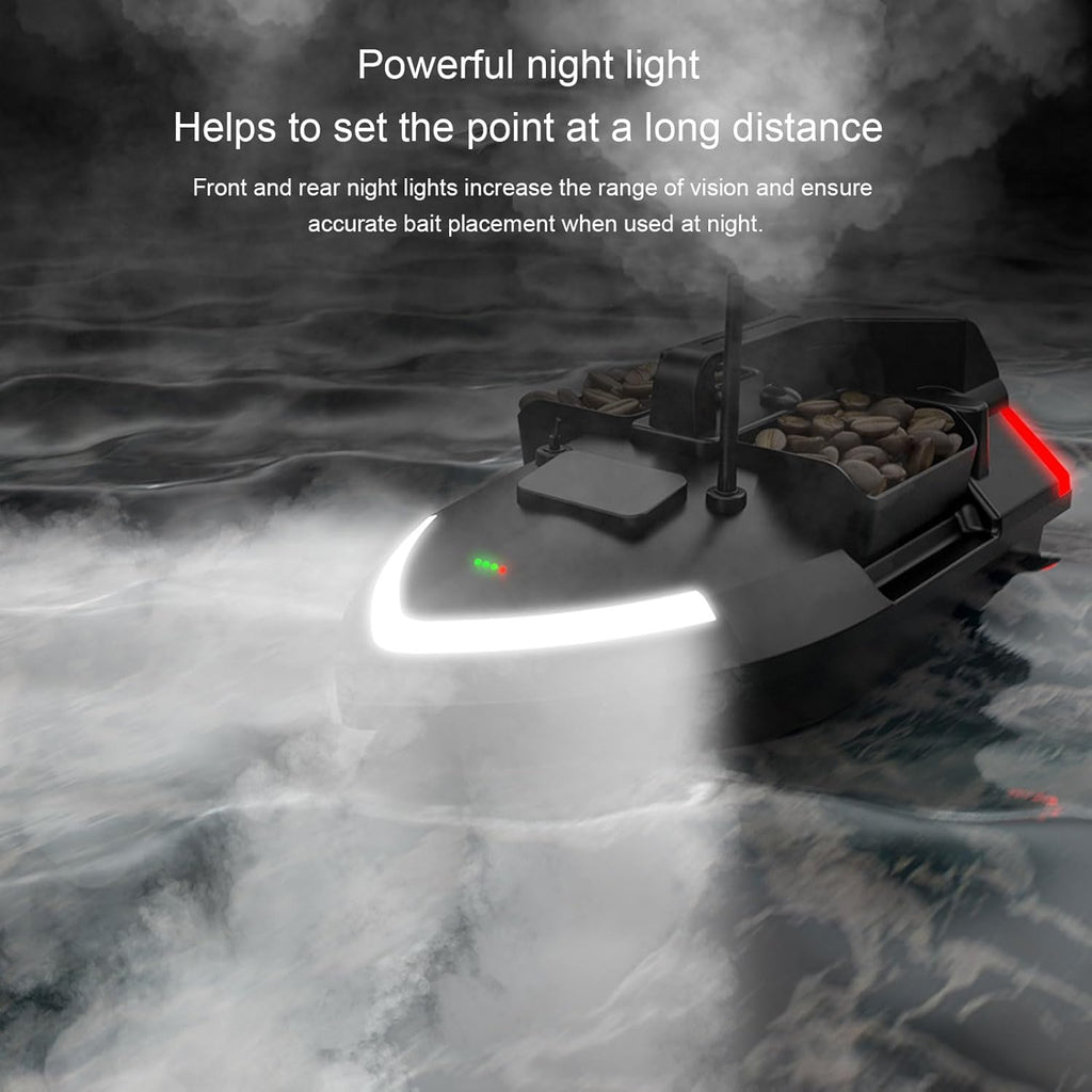Double Motors RC Fishing Bait Boat 500M Range Load 4.4Lbs Z868