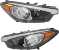 Headlight Assembly Pair for Kia Forte Forte5 2014 2015 2016 Halogen B1734