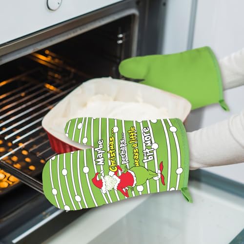 Christmas Oven Mitts Pot Holder 2Pcs H535