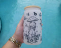 16 oz Mushroom Beer Can Glass M897