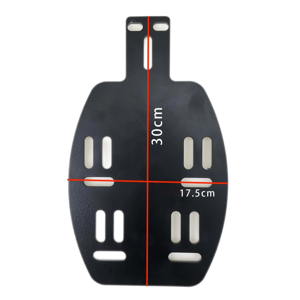 Motorbike Rear Tail Box Carrier Detachable Rainproof Frame T491