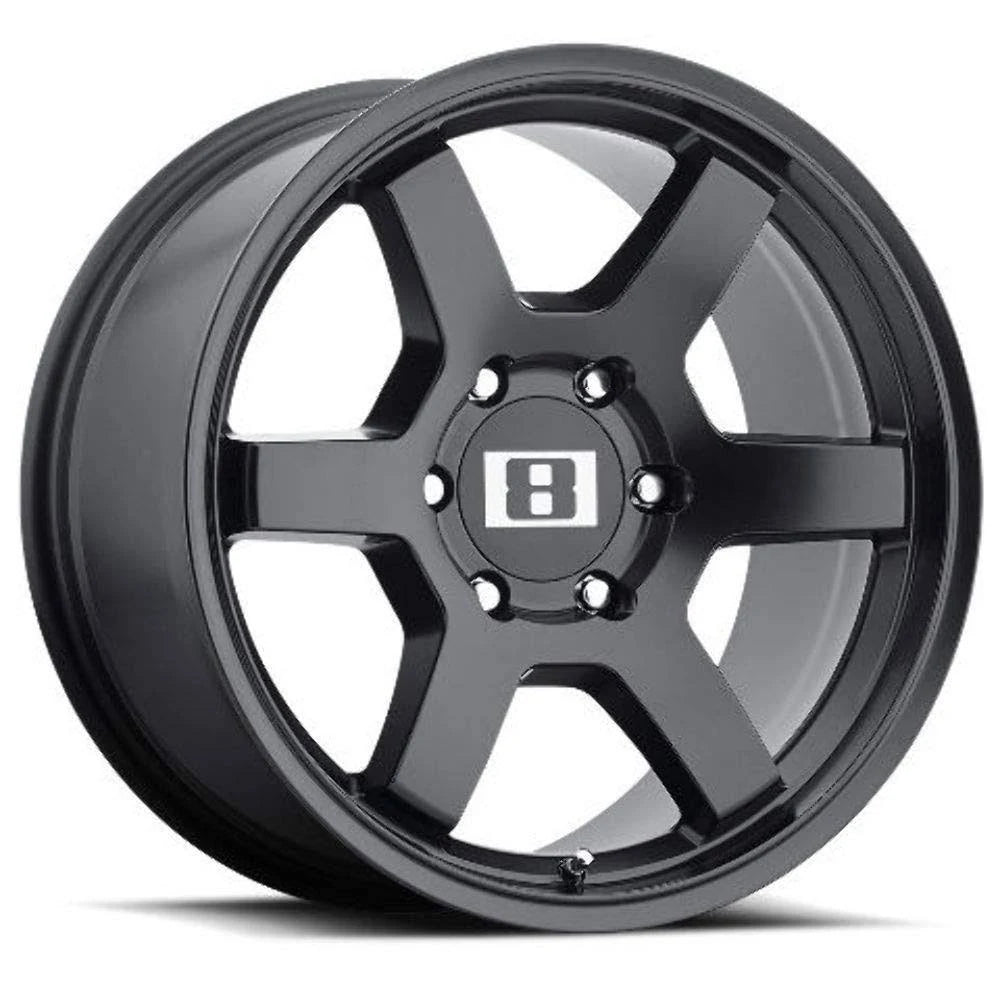 16x8 6x139.7 Matte Black Rim N329408