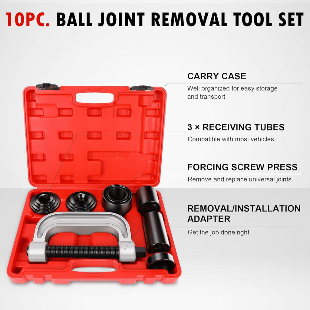 Ball Joint Press & U Joint Removal Tool Kit with 4x4 Adapters, Pack of 2 R498295