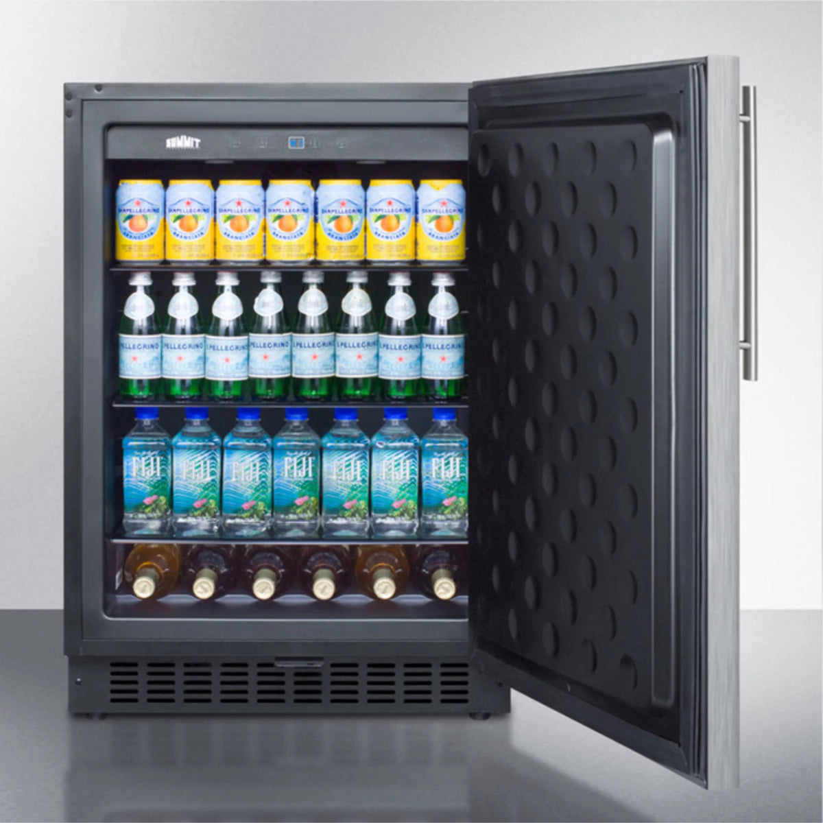 24 in. Outdoor Built-in Refrigerator with Lock - Stainless Steel G41355