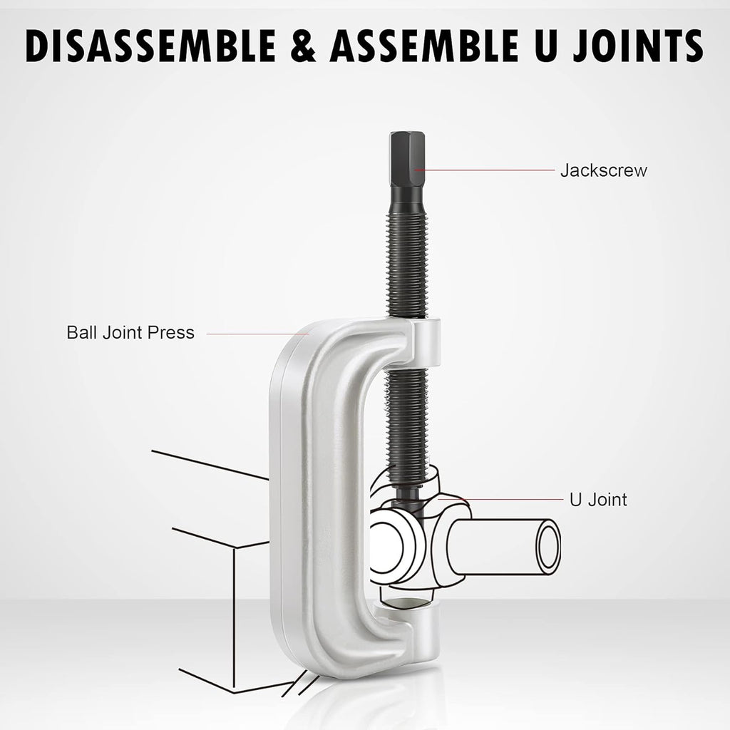 Ball Joint Press & U Joint Removal Tool Kit with 4x4 Adapters, Pack of 2 R498295