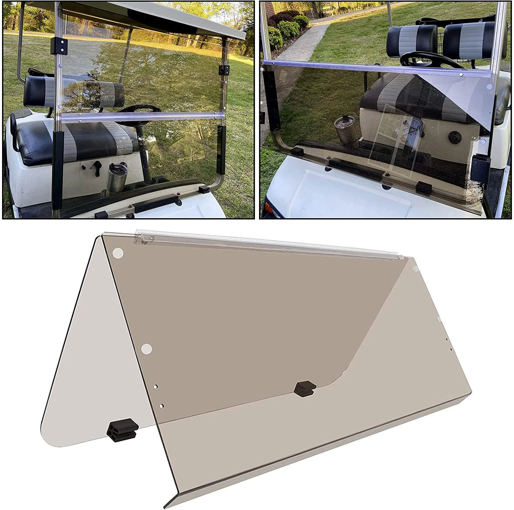 Tinted Folding Windshield for Yamaha Golf Cart A9680