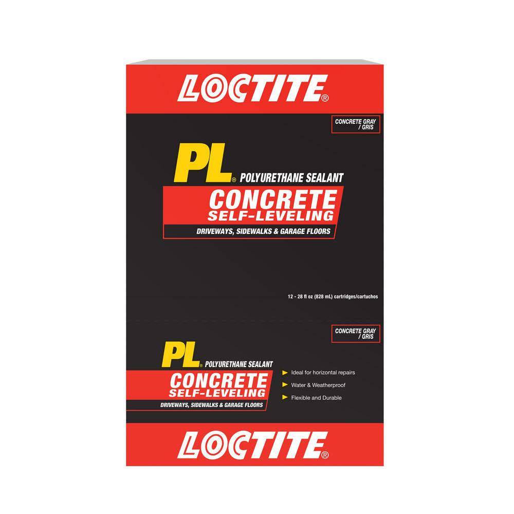 Concrete Crack Polyurethane Sealant, Limestone Gray, 28-oz. Cartridge Y713545