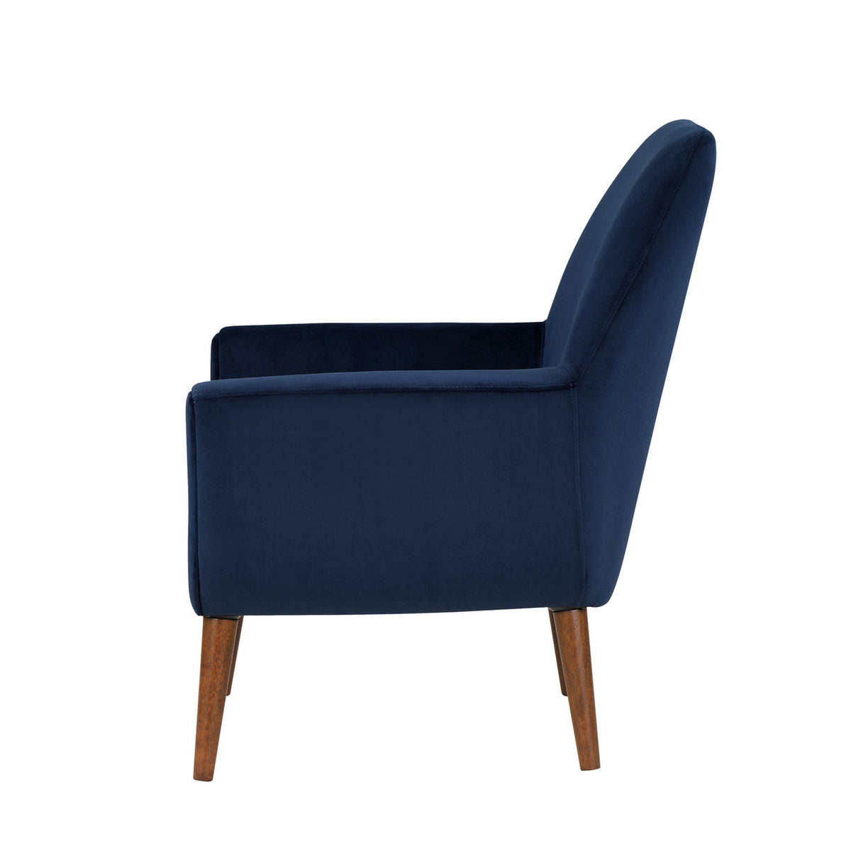 Navy Blue Velvet Armchair I39539