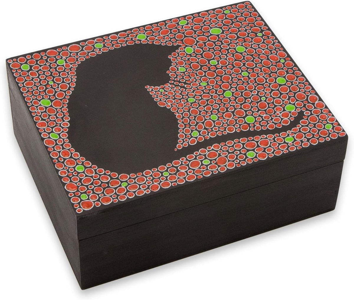 Azure Wood Jewelry Box N977