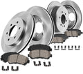 6 Lug Brake Rotors and Brake Pads with Clips Z444