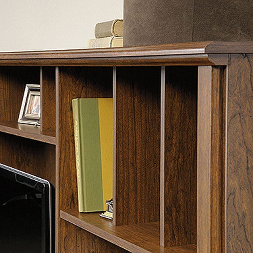 Milled Cherry Computer Desk with Hutch I599