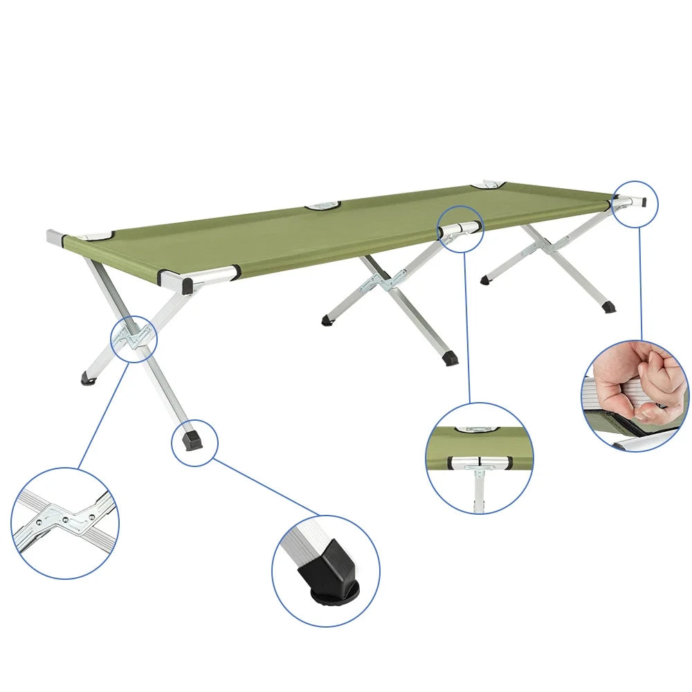 Portable Folding Camping Cot with Carrying Bag S702072